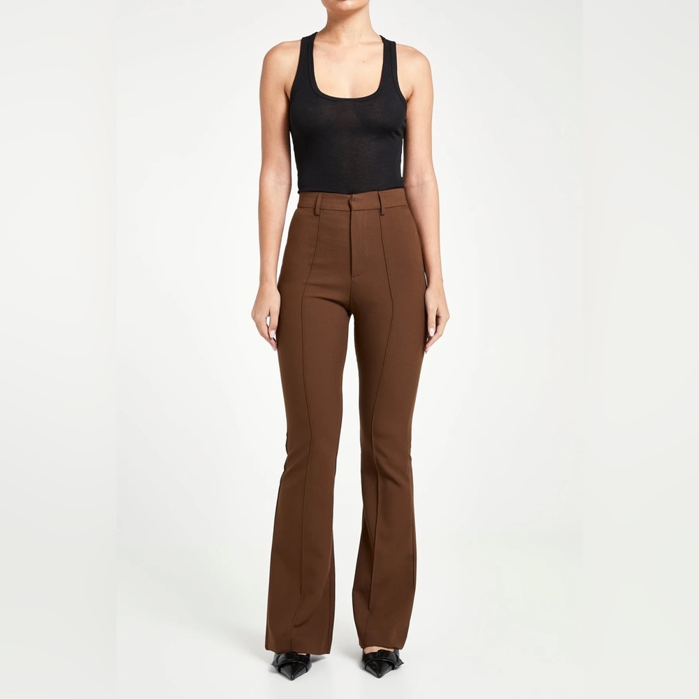Wide Leg Suit Trousers